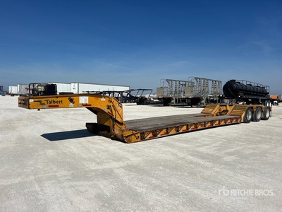 2009 Talbert 55CC 55 ton T/A Removable Gooseneck Lowboy Trailer