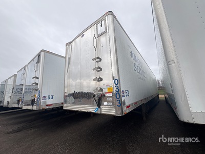 2017 Utility VS2DX 53 ft x 102 in T/A Van Trailer