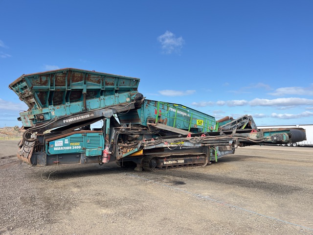 2014 Powerscreen Warrior 2400 Scalping Screen Plant