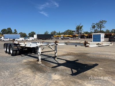 2000 MaxiTrans 7.35 m Tri/A B-Double Lead Przyczepa kontenerowa