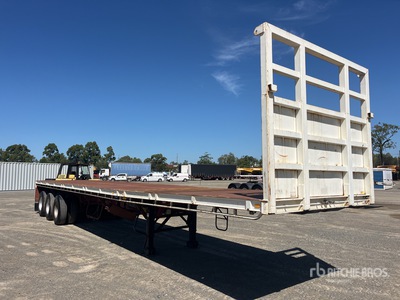 2007 GTE 13.55 m Tri/A Flatbed Trailer