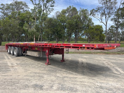 2011 CIMC 13.6 m Tri/A Flatbed Trailer