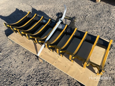 2025 Aussie Buckets 900 mm Q/C Heavy Duty Rastrello per escavatore (Unused)