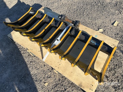 2025 Aussie Buckets 900 mm Q/C Heavy Duty Rastrello per escavatore (Unused)