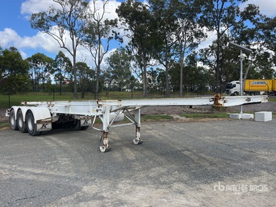 2006 Krueger 37.8 m Tri/A Extendable Container Trailer