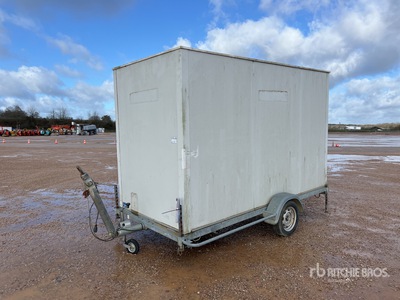 Bodard Bungalow de Chantier 1 Essieu S/A Roadwork Cabin