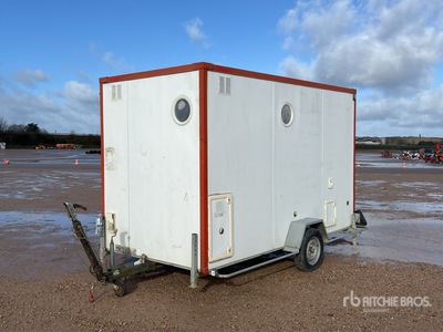CNSE Bungalow de Chantier 1 Essieu S/A Roadwork Cabin