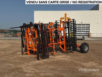 2022 Ma/Ag Cultiflex CTFX R 40/2Q RK 4 m Semi-Mount Preparateur De Sol (Non Utilise) Coltivatore (Unused)
