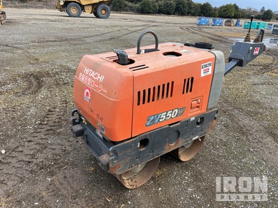 2013 Hitachi ZV550W Walk Behind Roller