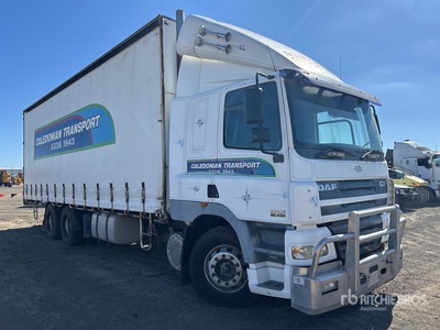 2005 DAF CF85.430 6x2 Curtain Side Truck (Inoperable)