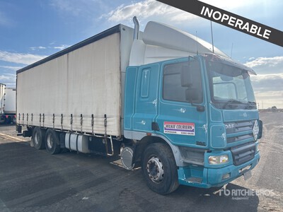 2005 DAF CF75.310 6x2 Ciężarówki - firanka (Inoperable)