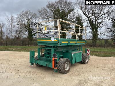 2000 JLG 33 RTS 4x4 Diesel Nacelle Ciseaux Scissor Lift (Inoperable)