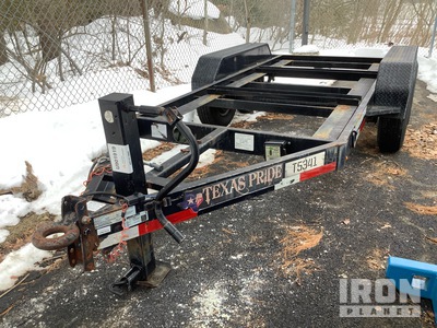 2019 Texas Pride 14000 lb 10 ft T/A مقطورة مسطحة