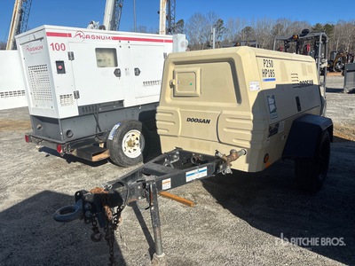 2018 Doosan P250-HP185 185 cfm Mobile Luftkompressor