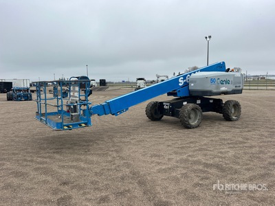 2016 Genie S60X 4WD Diesel Telescopic Boom Lift