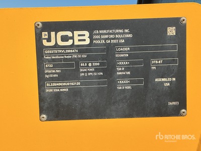 2020 JCB 3TS-8T Compact Track Loader