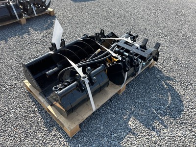 Quantity of (9) 2026 AGT 12EX-ATA Mini Excavator Attachments (Unused)