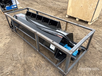 2026 Mower King ECSSTR072 72 in Skid Steer Tiller (Unused)