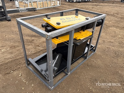 2026 AGT PD680-PZ Skid Steer Post Driver (Unused)