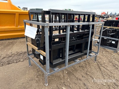 Quantity of (5) 2026 Mower King SA-100 48 in Heavy Duty Horquillas para minicargadora (Unused)