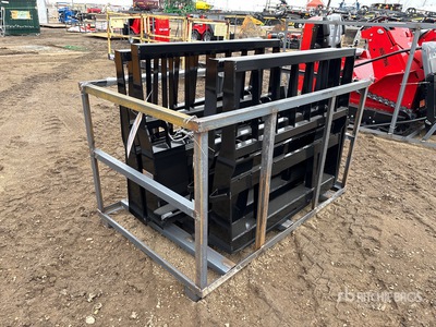 Quantity of (5) 2026 Mower King SA-100 48 in Heavy Duty Horquillas para minicargadora (Unused)