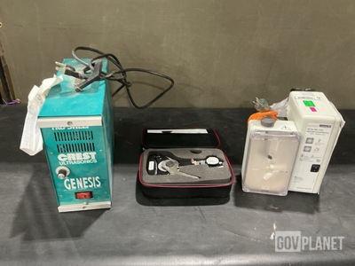 (2) Ultrasonics Machines, (1) Fluid Warmer, (1) Tensiometer & Assorted Items