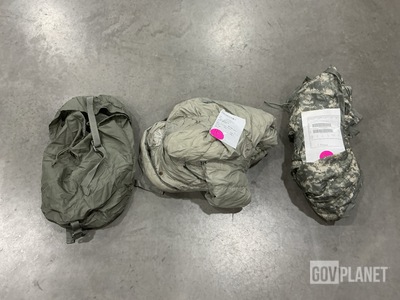 (69) Wet Weather Poncho Liners, (234) Stuff Sacks & Assorted Items