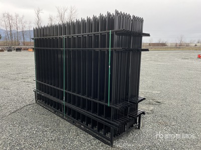 Quantity of (24) 2026 AGT 10FWIF24 10 ft x 7 ft Powder Coated Fencing (Unused)