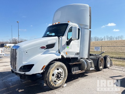 2019 Peterbilt 579 6x4 T/A Day Cab Truck Tractor (Inoperable)