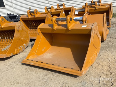 2024 Warrior WBMCC20-1500 59 in Cleanup Excavator Bucket - Fits Cat 320 / 20 - 25 ton (Unused)