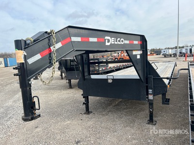 2025 Delco 40 ft T/A Gooseneck Equipment Trailer