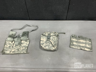 (122) Ammunition Bandoleers, (27) Field Medical Set Pouches & Assorted Items