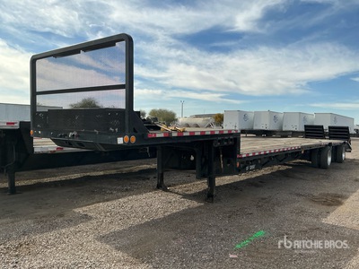 2001 Doonan 482DB14 45 ton 54 ft T/A Single Drop Step Deck Trailer