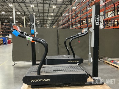 (2) Woodway Force 1.0 Treadmills