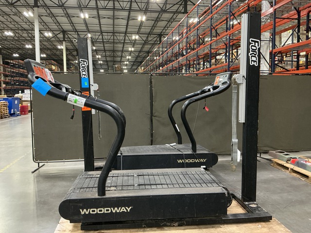 (2) Woodway Force 1.0 Treadmills