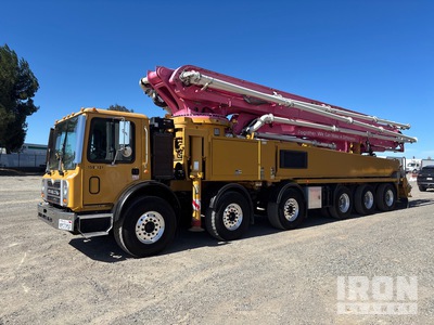 2014 Putzmeister BSF56Z-5.16H 181 ft on 2015 Mack MRU613 12x6 Putzmeister BSF56Z-5.16H Betonpomp vrachtwagen