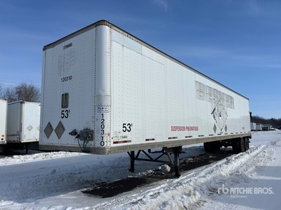 2000 Manac 53 ft x 102 in T/A Van Trailer