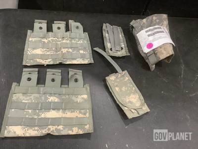 (104) M4 Three Magh Pouches, (476) M4 Two Mag Pouches & Assorted Items