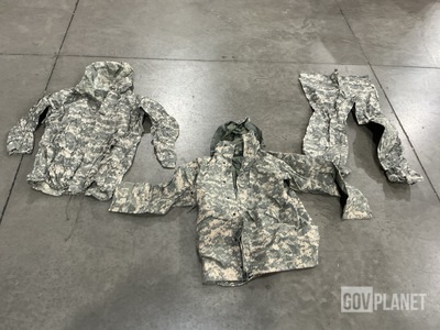 (13) Wet Weather Parkas, (18) Cold Weather Parkas & Assorted Items