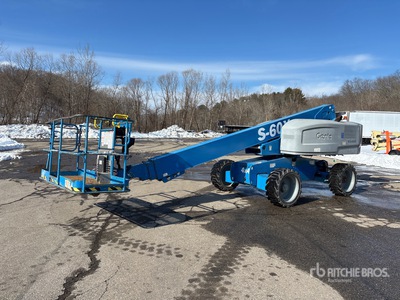 2015 Genie S-60X Diesel 4WD Telescopic Boom Lift