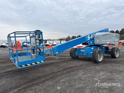2015 Genie S-60X 4WD Diesel Telescopic Boom Lift