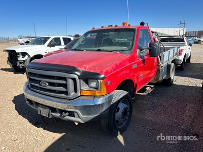 1999 Ford F-450 XL 4x2 Flatbed Truck (Inoperable)