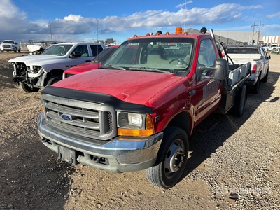 1999 Ford F-450 XL 4x2 Flatbed Truck (Inoperable)