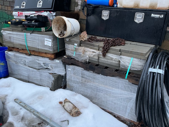 Quantity of 12 in x 12 in Pavers