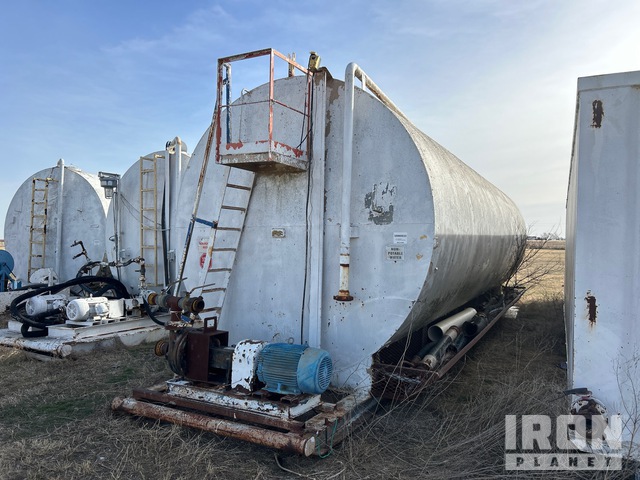 500 bbl Skid-Mounted Frac Tank