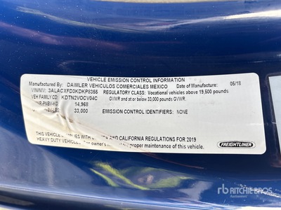 2019 Freightliner M2 106 4x2 Van Truck