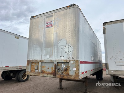 1993 Wabash 28 ft x 102 in Pup S/A Van Trailer