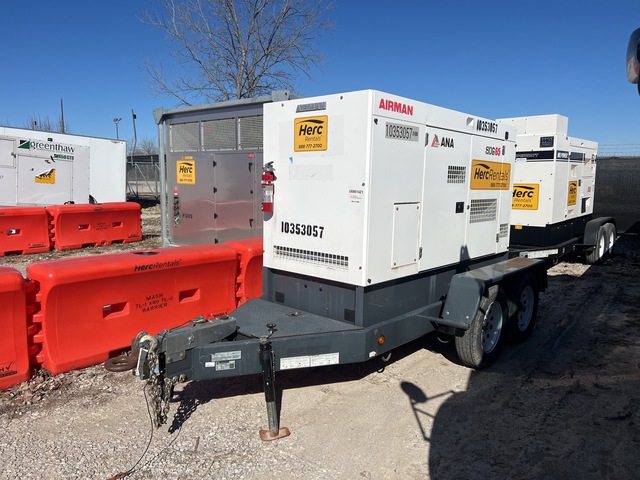 2021 Airman SDG65S-8E1 63 kVA Mobile Generator Set (Inoperable)