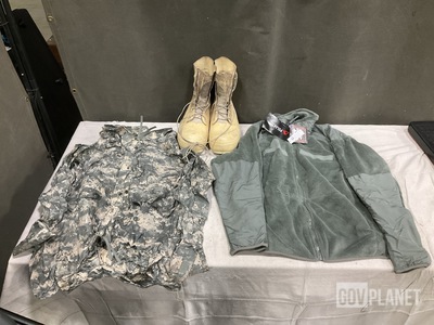 (8) Cold Weather Jackets, (25) Wet Weather Parkas & Assorted Items