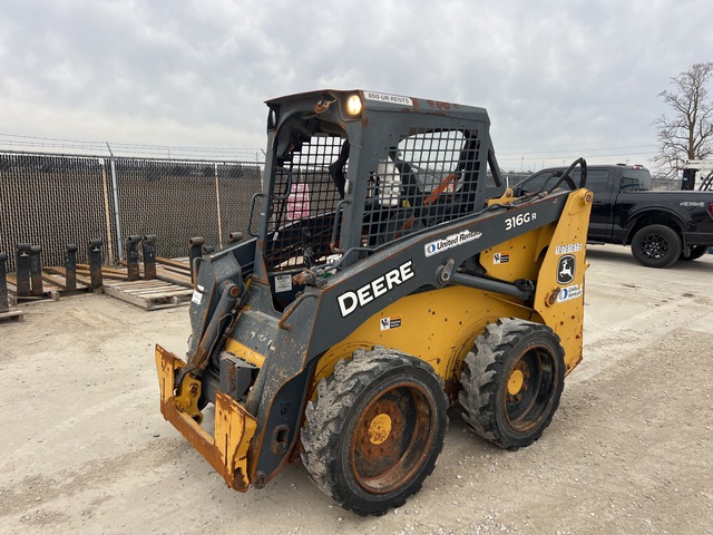 2018 John Deere 316G R Skid Steer Loader
